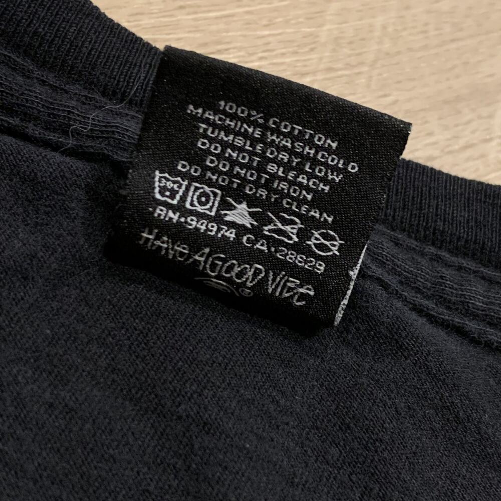 Vintage Stussy Floral 8-Ball T-Shirt Mens Medium M Black Eight Ball Graphic Logo - Picture 4 of 7